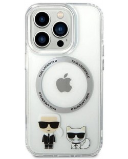 Калъф Karl Lagerfeld - MS Karl Choupette, iPhone 14 Pro Max, прозрачен